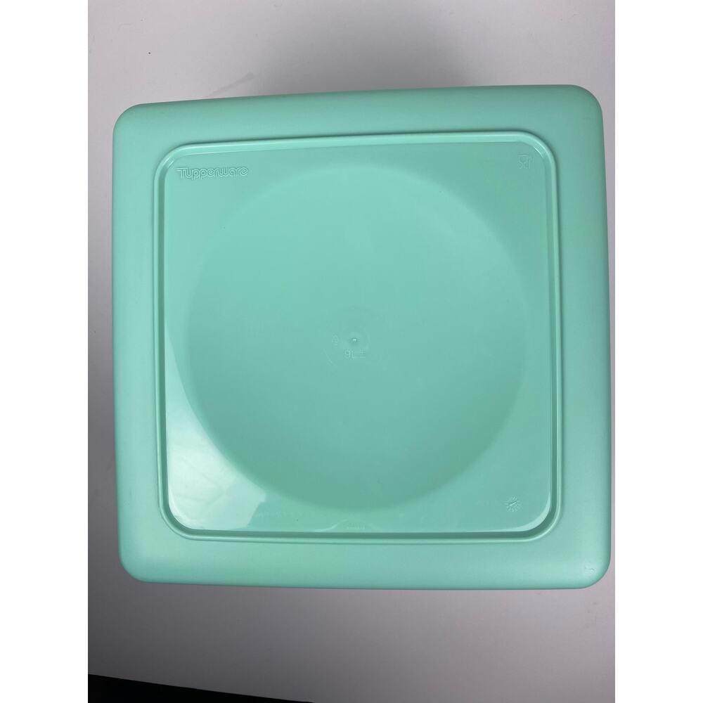 Vintage Tupperware Large Porta Picnic Basket Carrier Mint Green Unused NWOT Rare - Picture 3 of 10
